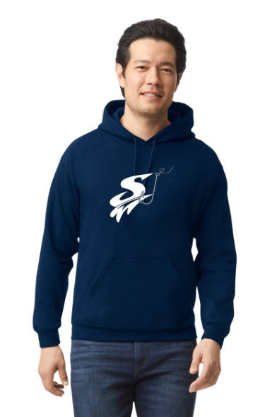 Sand Sharks Ecosmart® 50/50 Pullover Hoodie - Navy